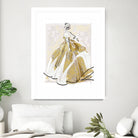 The Golden Gown by Jennifer Griffey on GIANT ART - yellow digital painting