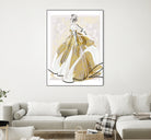 The Golden Gown by Jennifer Griffey on GIANT ART - yellow digital painting