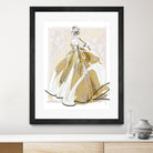 The Golden Gown by Jennifer Griffey on GIANT ART - yellow digital painting