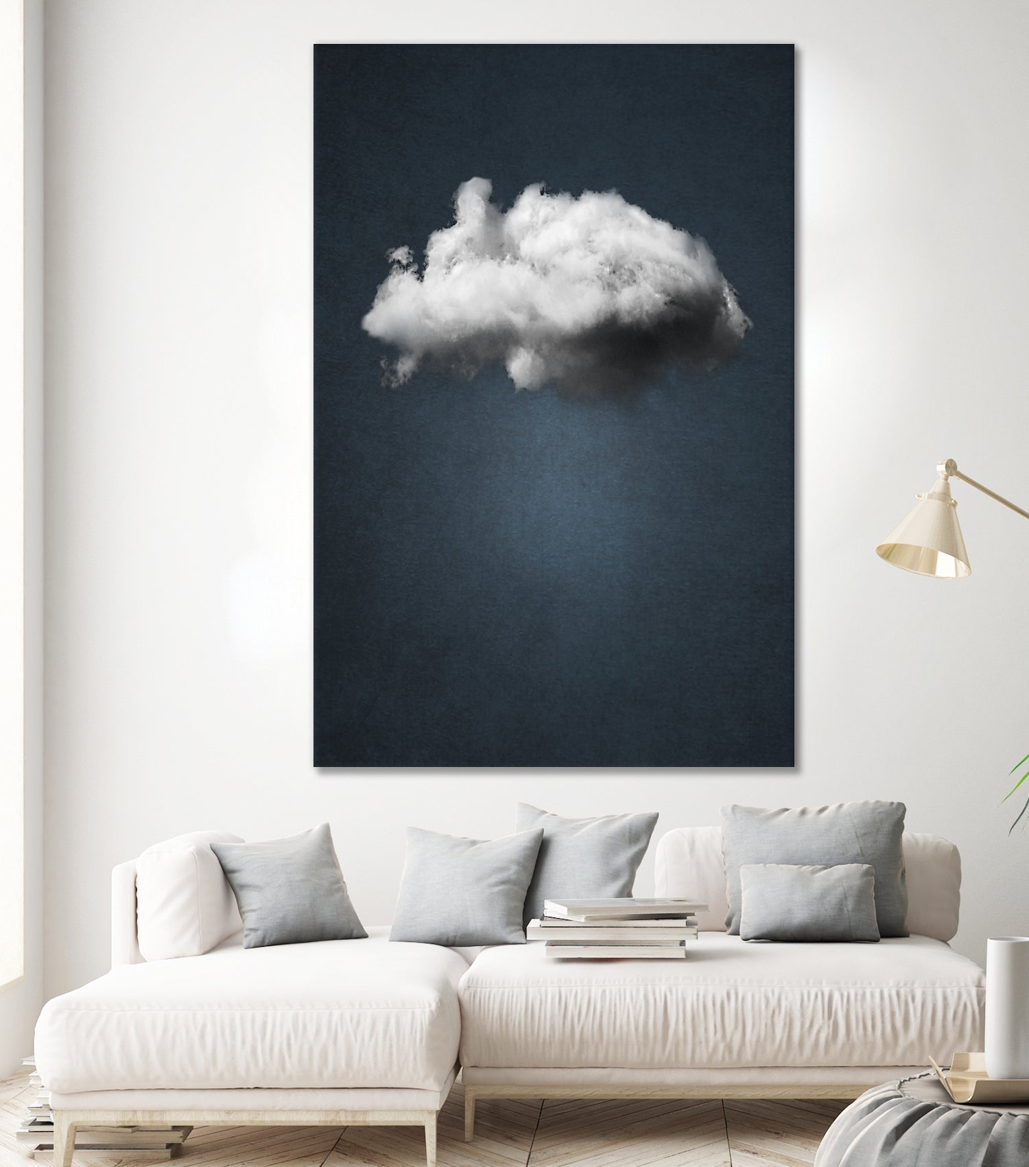 WAITING MAGRITTE by Paolo Bordegoni on GIANT ART - blue digital painting