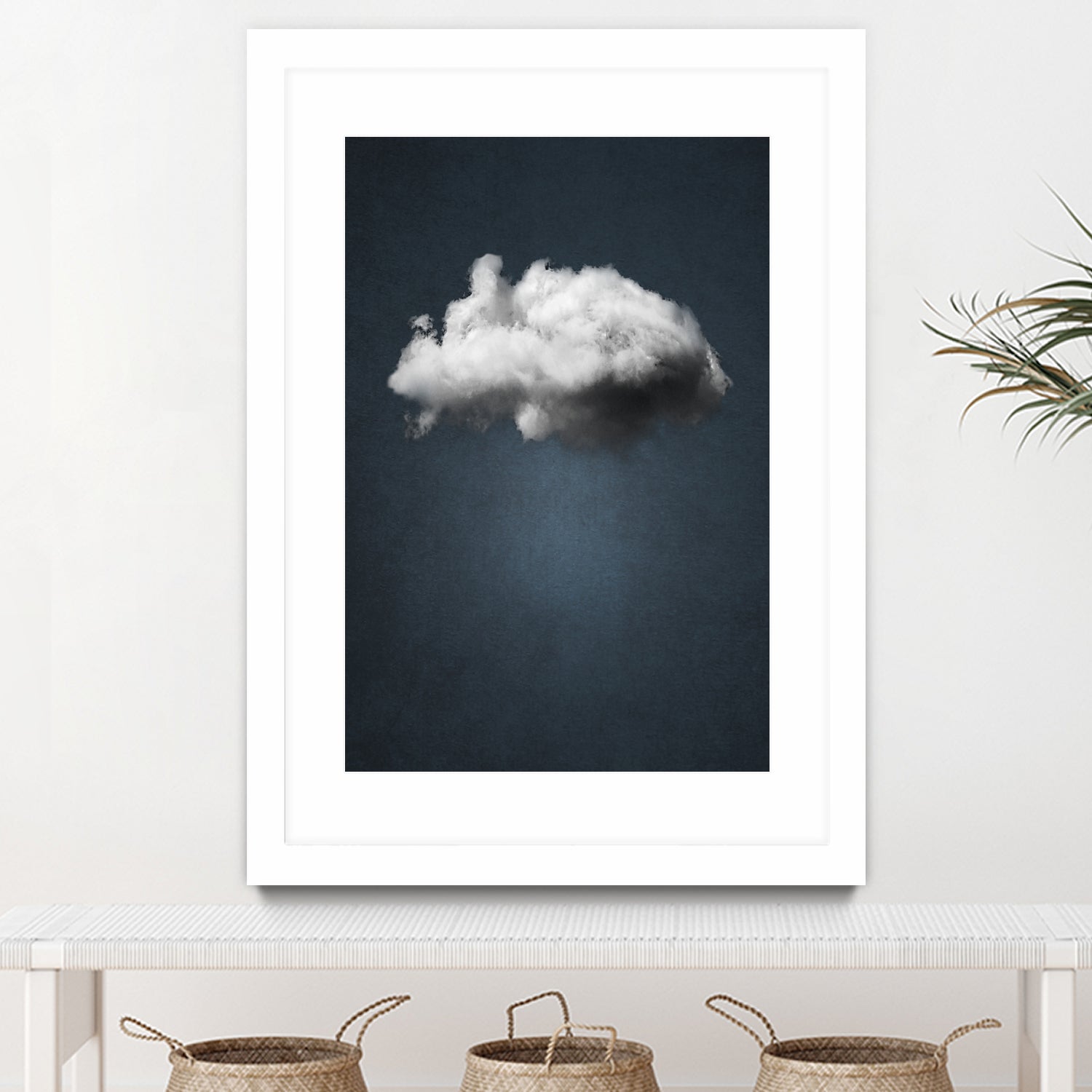 WAITING MAGRITTE by Paolo Bordegoni on GIANT ART - blue digital painting