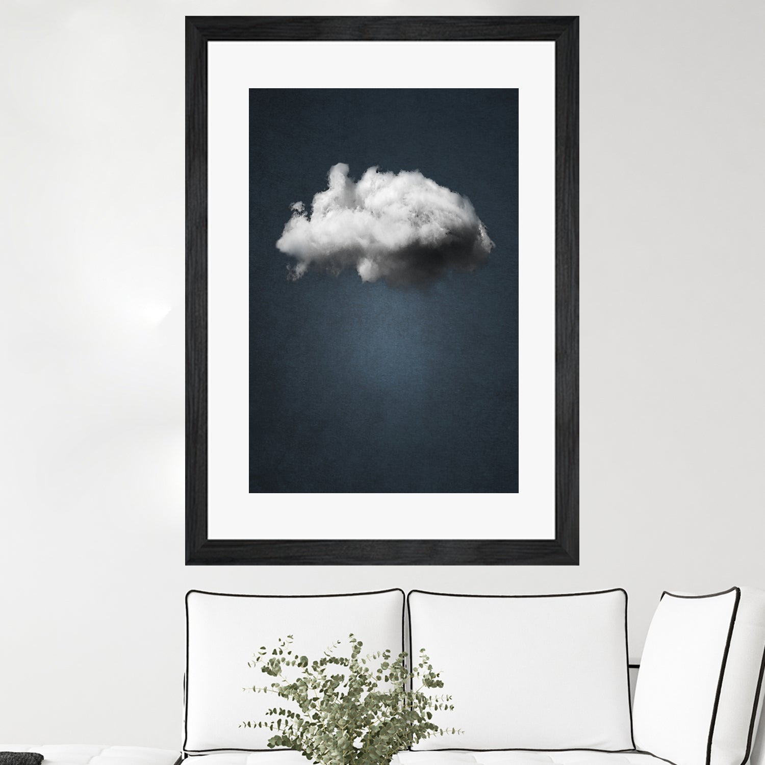 WAITING MAGRITTE by Paolo Bordegoni on GIANT ART - blue digital painting