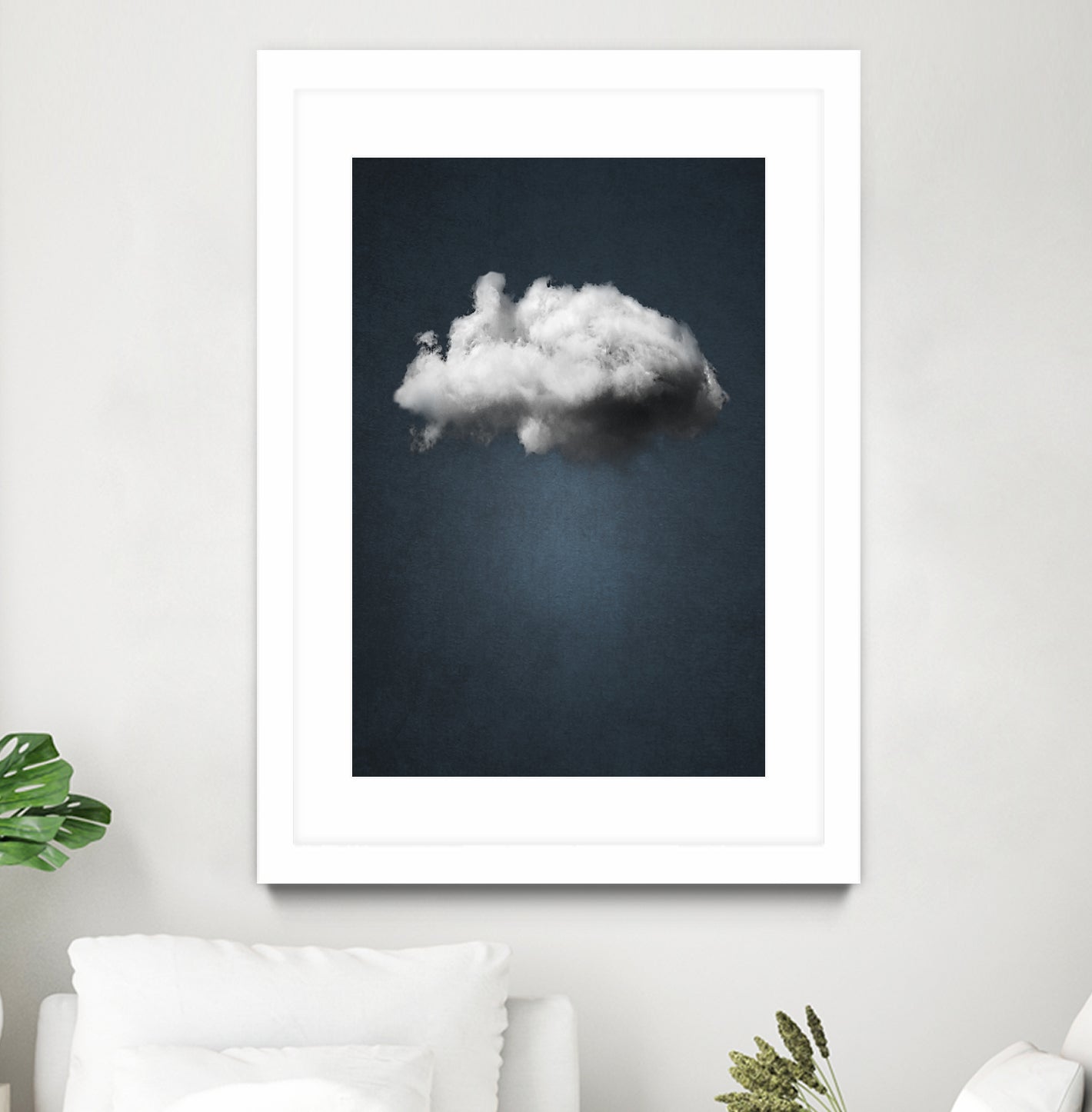 WAITING MAGRITTE by Paolo Bordegoni on GIANT ART - blue digital painting