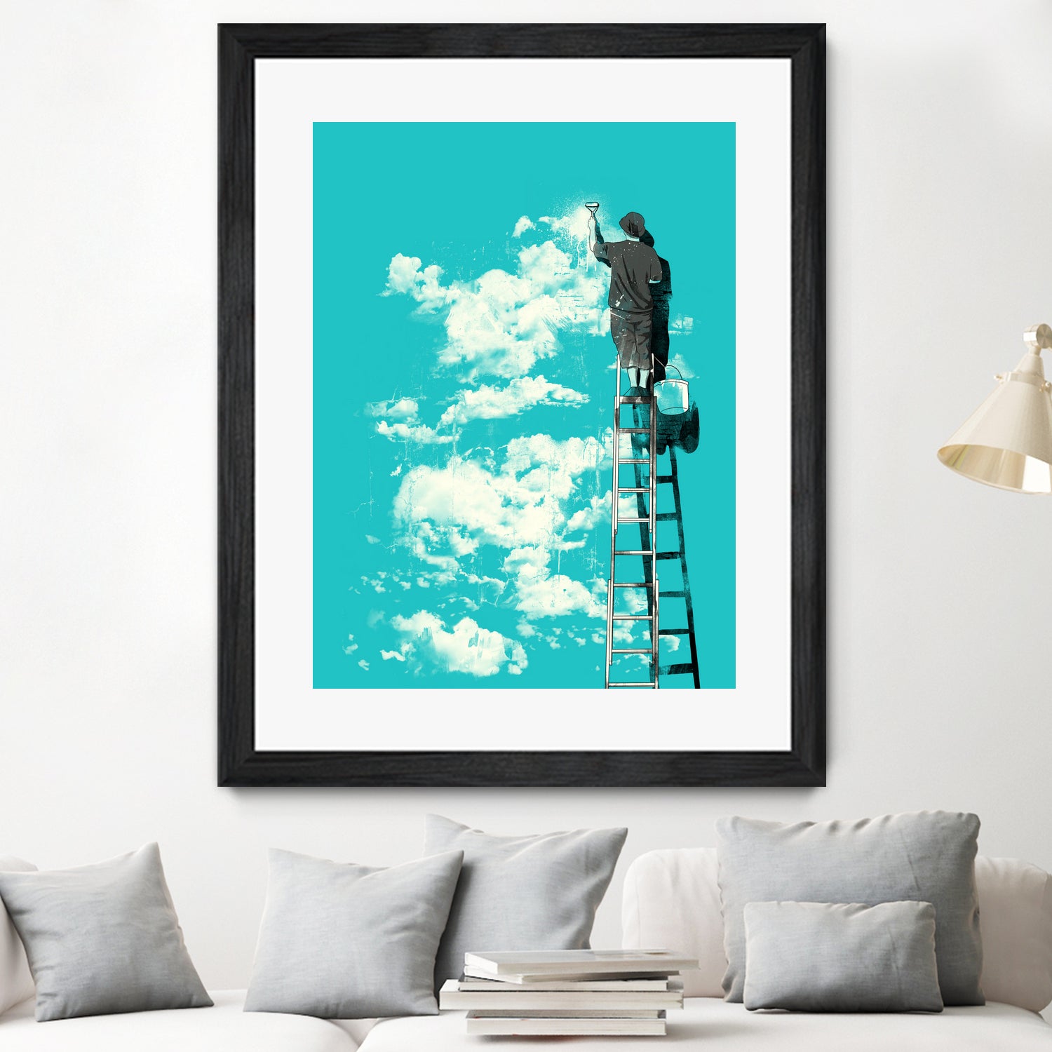 Optimist by matheus lopes on GIANT ART - blue digital drawing