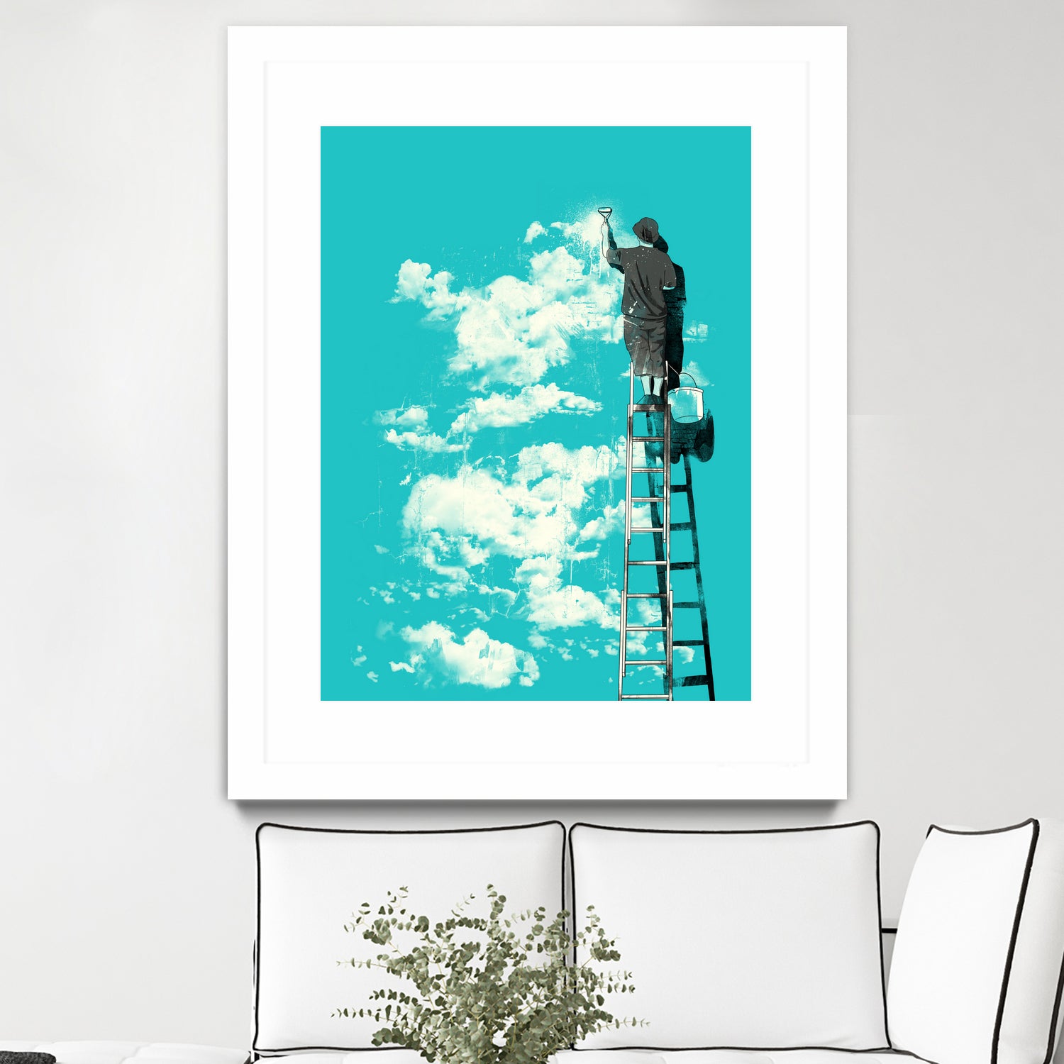 Optimist by matheus lopes on GIANT ART - blue digital drawing