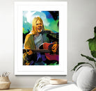 Kurt Cobain with guitar by francis mosciski on GIANT ART - white digital painting