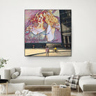 This Year Buy Her Diamonds by charles sinklier on GIANT ART - fuchsia digital painting