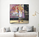 This Year Buy Her Diamonds by charles sinklier on GIANT ART - fuchsia digital painting