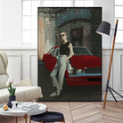 The Girl and Her Old Man's Ride by charles sinklier on GIANT ART - gray digital painting