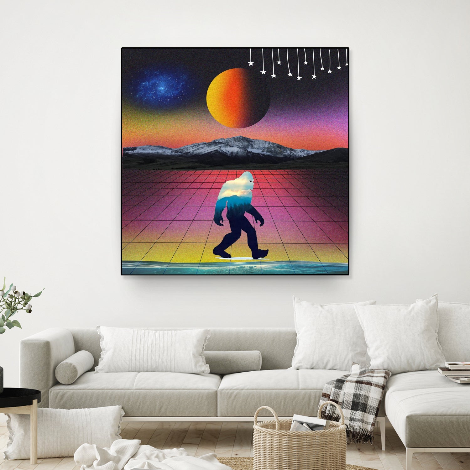 Bigfoot by Lori Andrews on GIANT ART - white photo illustration