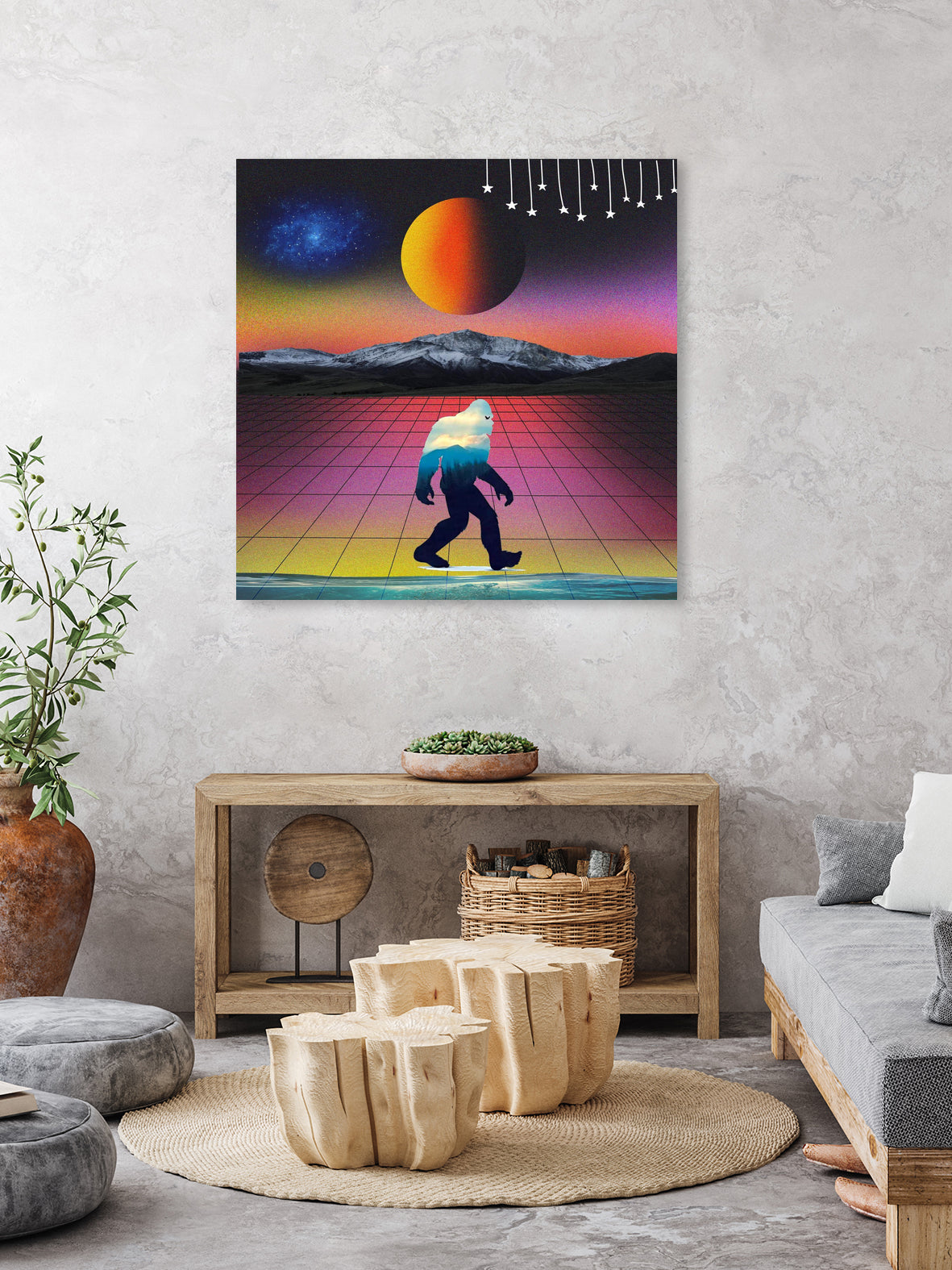 Bigfoot by Lori Andrews on GIANT ART - white photo illustration