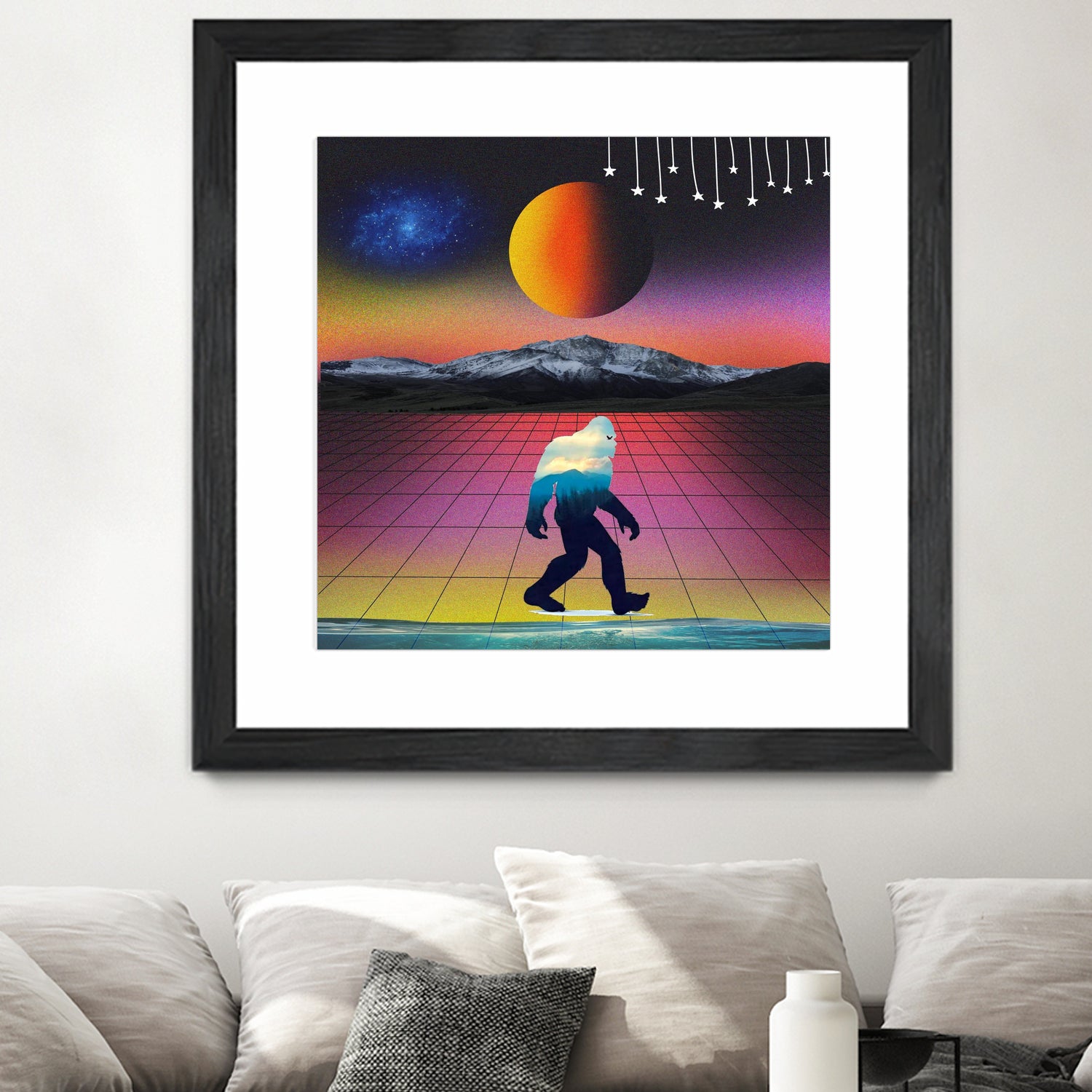 Bigfoot by Lori Andrews on GIANT ART - white photo illustration