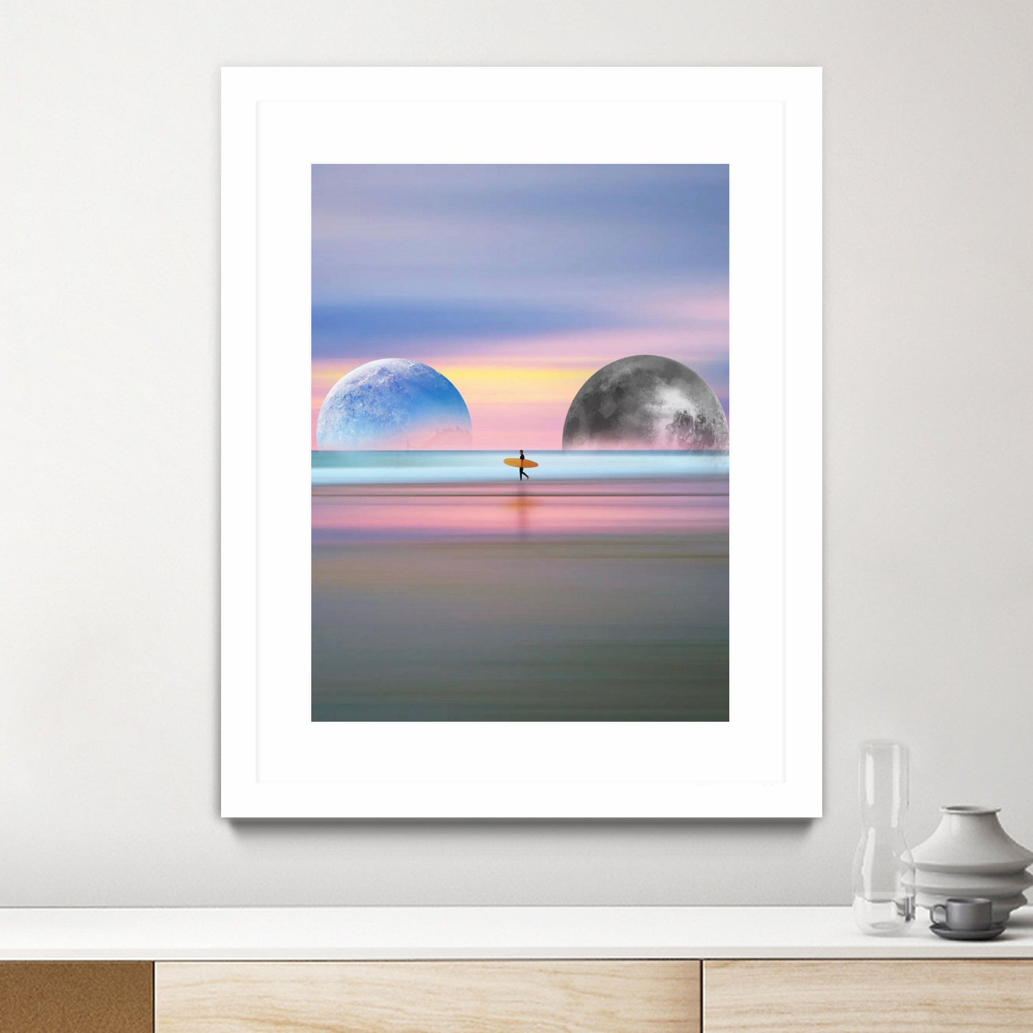 Surfer's Paradise by Lori Andrews on GIANT ART - white photo manipulation