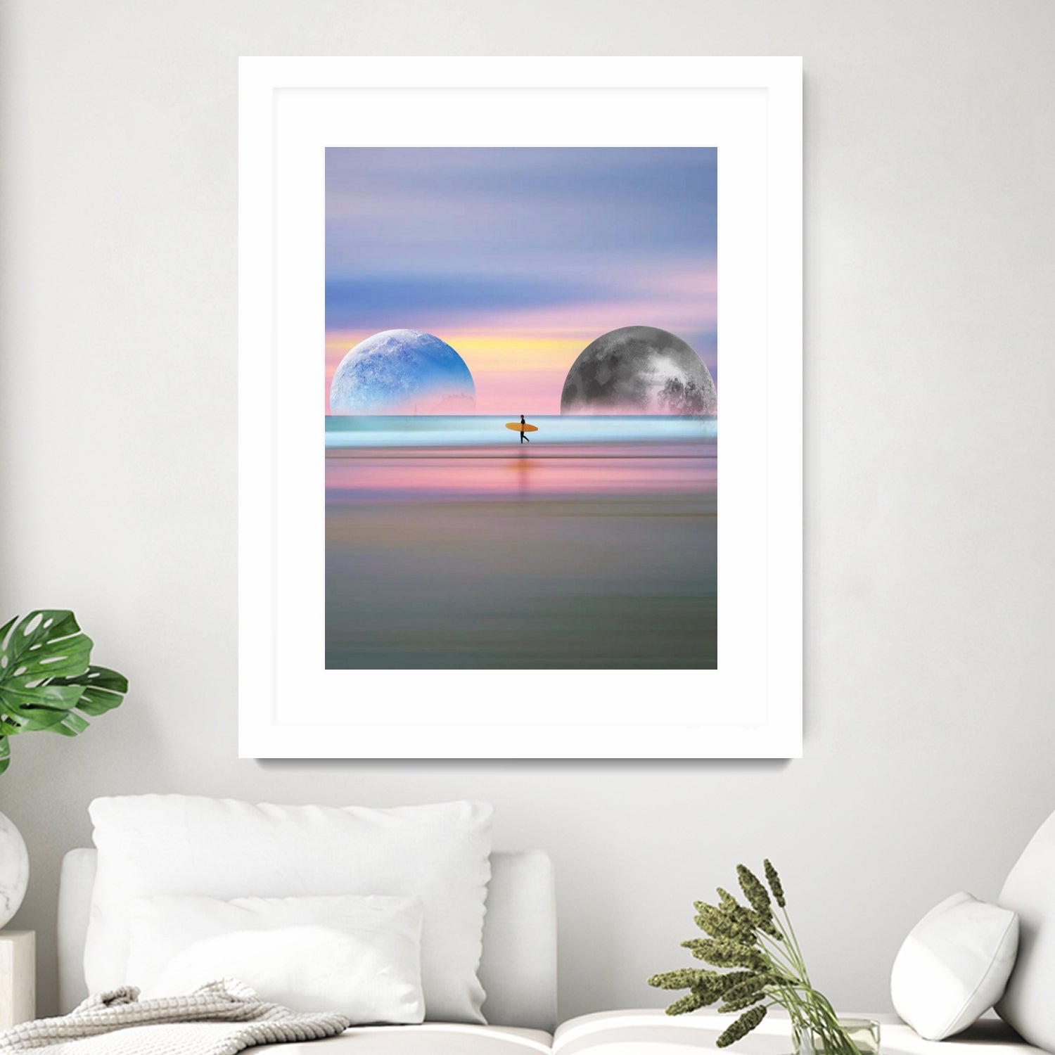 Surfer's Paradise by Lori Andrews on GIANT ART - white photo manipulation