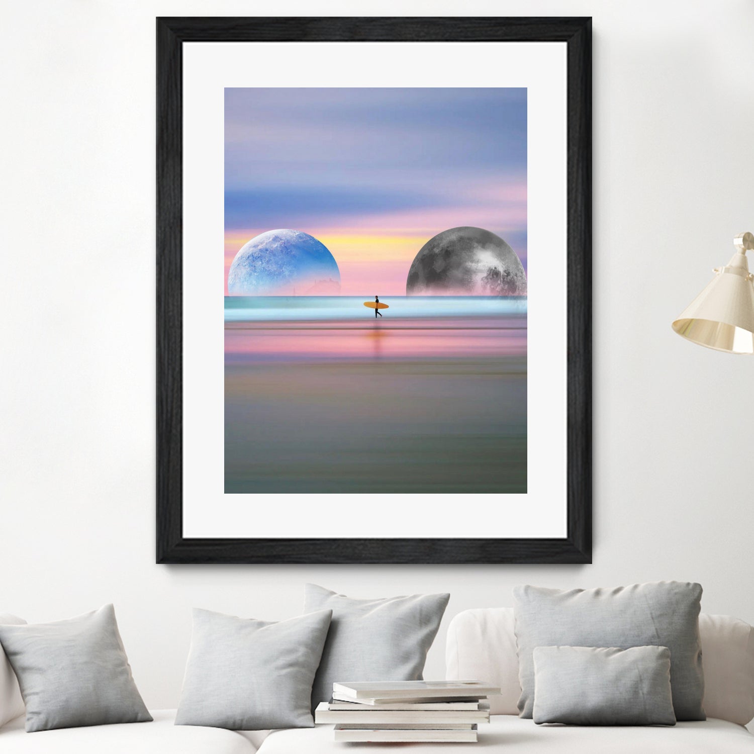 Surfer's Paradise by Lori Andrews on GIANT ART - white photo manipulation