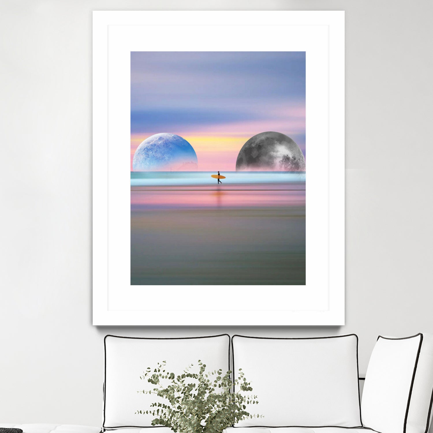 Surfer's Paradise by Lori Andrews on GIANT ART - white photo manipulation