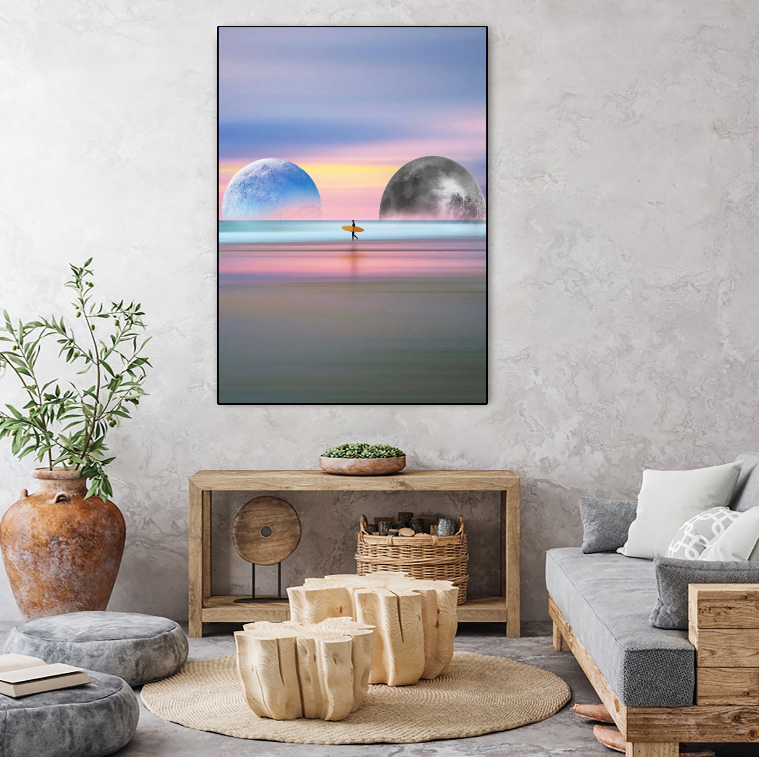 Surfer's Paradise by Lori Andrews on GIANT ART - white photo manipulation