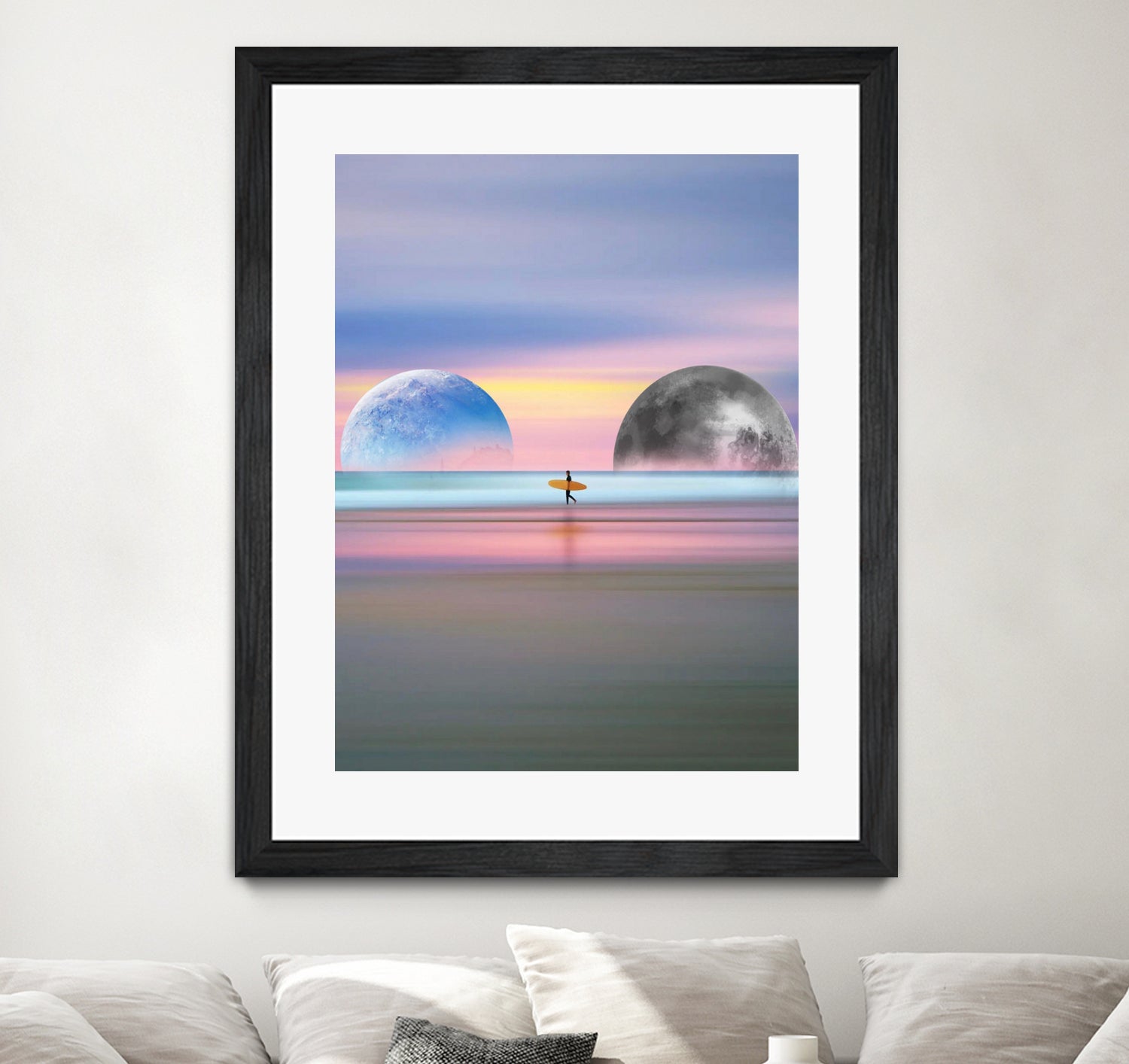 Surfer's Paradise by Lori Andrews on GIANT ART - white photo manipulation