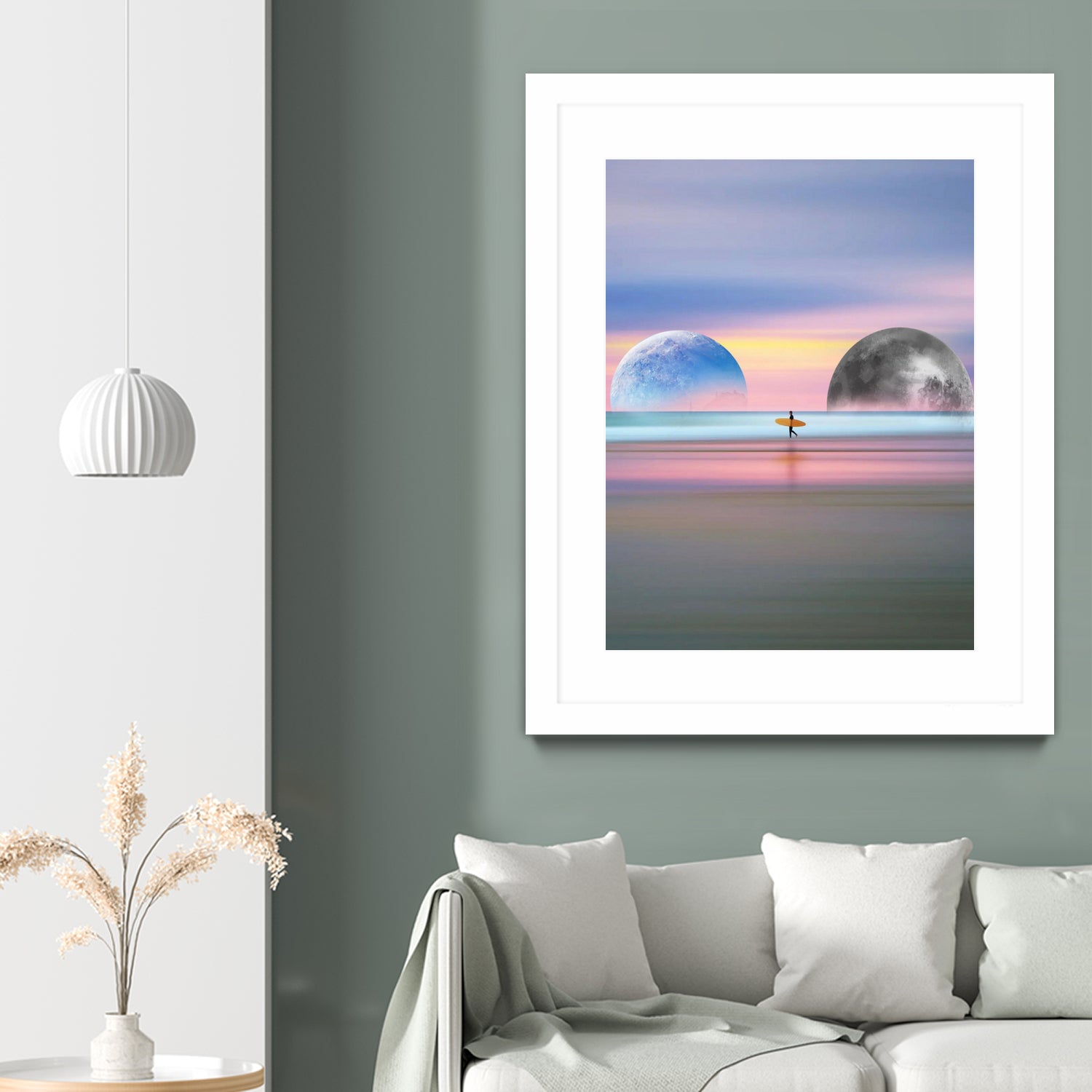 Surfer's Paradise by Lori Andrews on GIANT ART - white photo manipulation