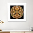 Red Grasses 3 Mandala by Digital Crafts on GIANT ART - brown photo illustration