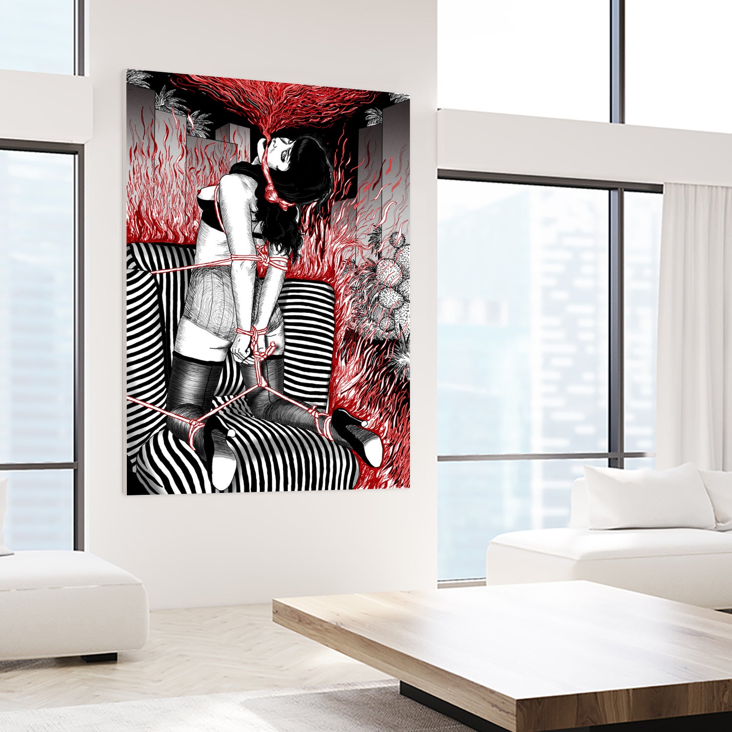 My Own Private Alcatraz by Petra Brnardic on GIANT ART - white digital painting