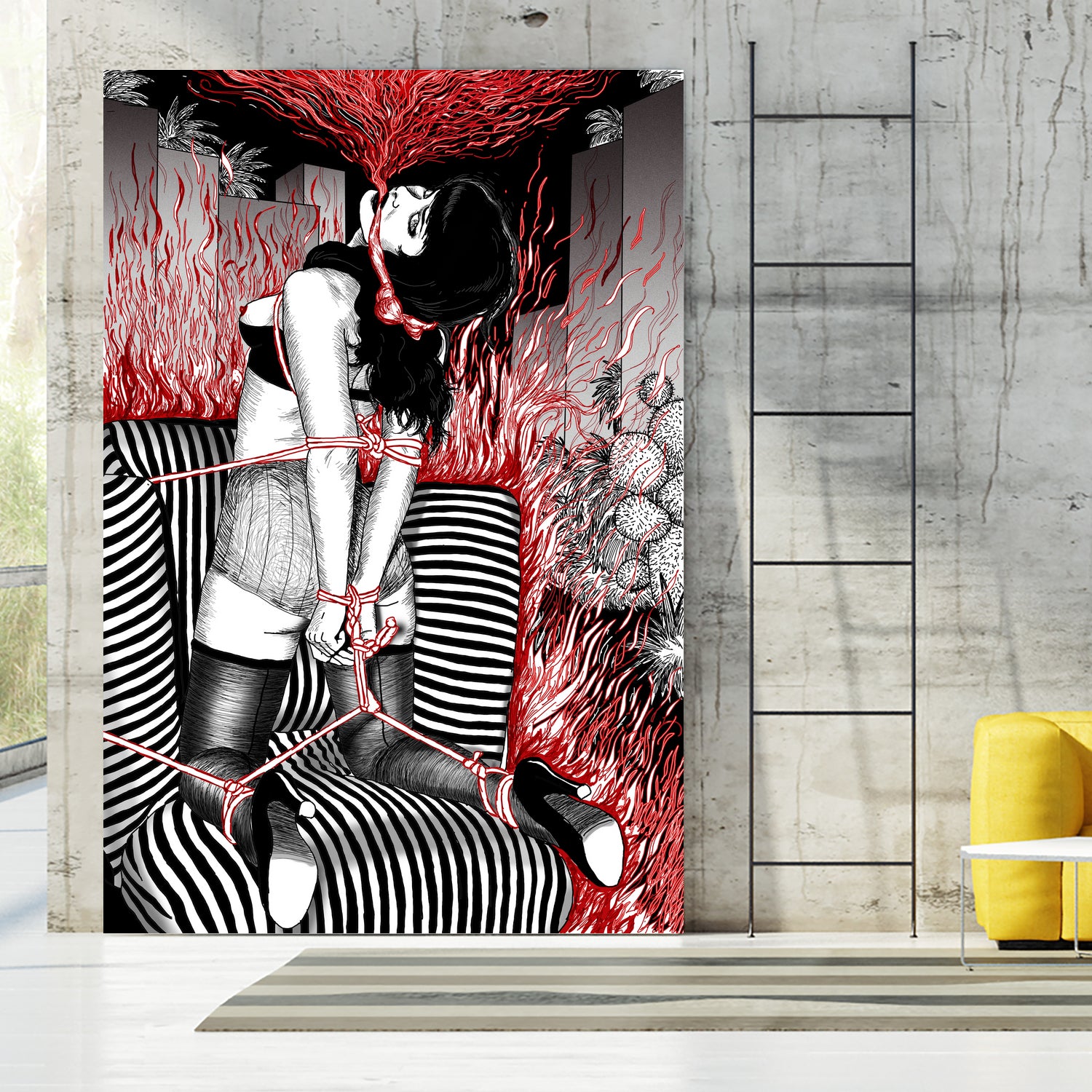 My Own Private Alcatraz by Petra Brnardic on GIANT ART - white digital painting