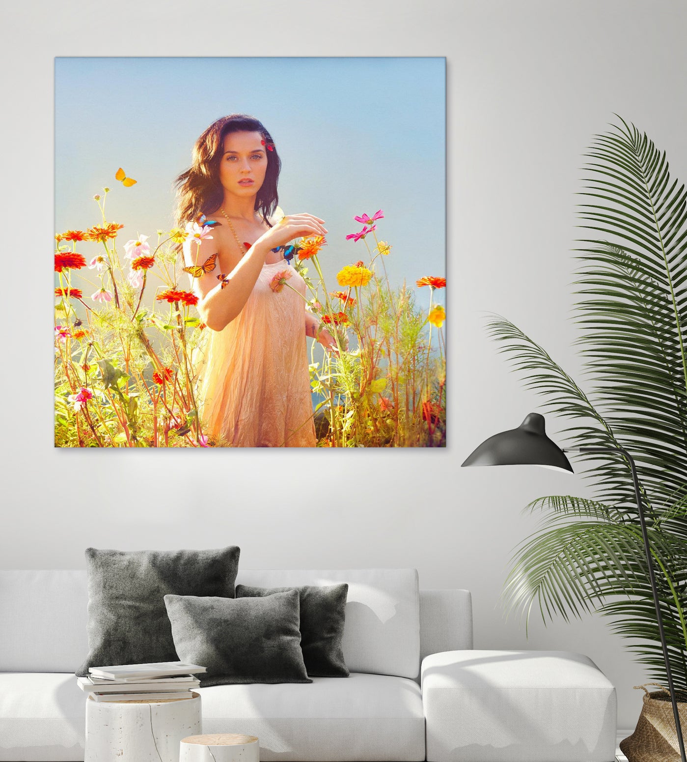 Katy Perry in the Garden by francis mosciski on GIANT ART - white digital painting