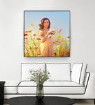 Katy Perry in the Garden by francis mosciski on GIANT ART - white digital painting