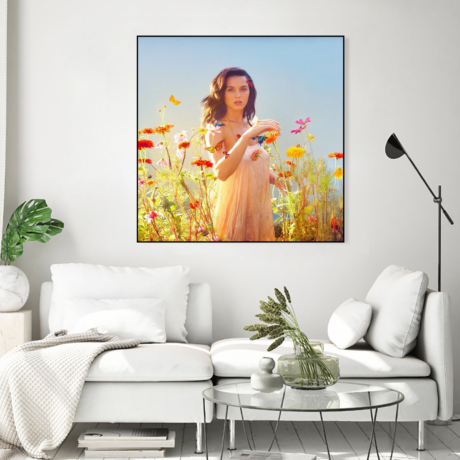 Katy Perry in the Garden by francis mosciski on GIANT ART - white digital painting