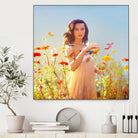 Katy Perry in the Garden by francis mosciski on GIANT ART - white digital painting