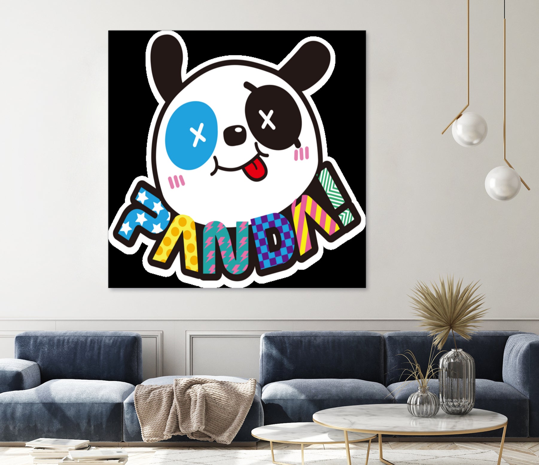 Funny Panda by Desi Setyoningrum on GIANT ART - white cartooning