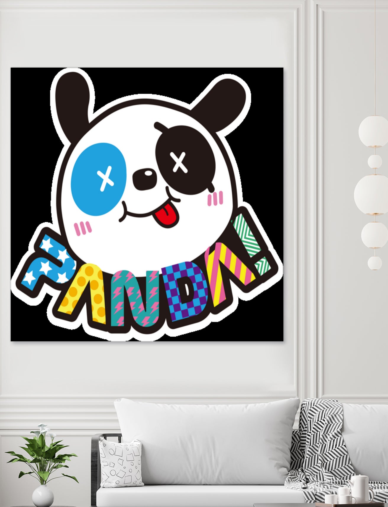 Funny Panda by Desi Setyoningrum on GIANT ART - white cartooning