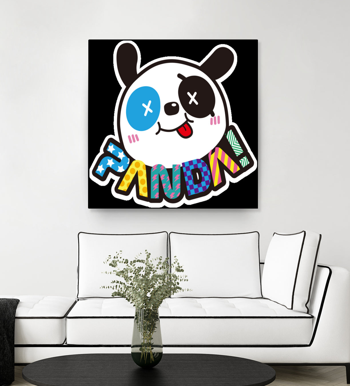 Funny Panda by Desi Setyoningrum on GIANT ART - white cartooning