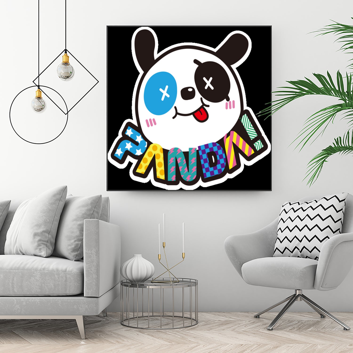 Funny Panda by Desi Setyoningrum on GIANT ART - white cartooning