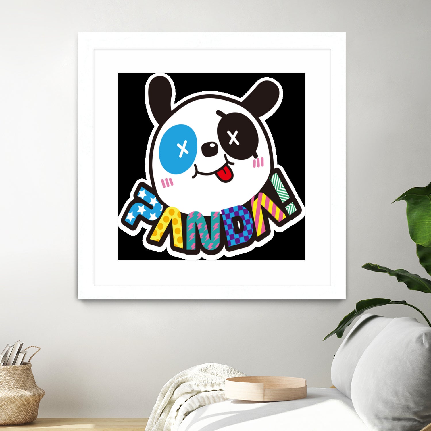 Funny Panda by Desi Setyoningrum on GIANT ART - white cartooning