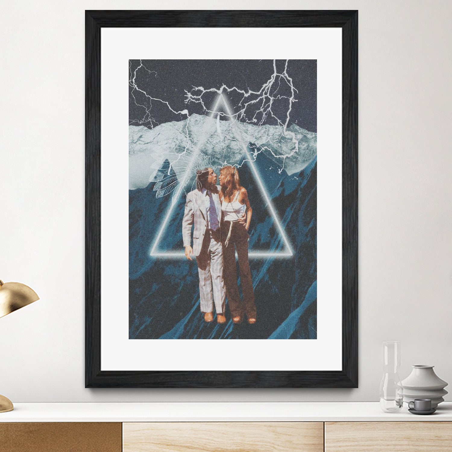 Couple by Lori Andrews on GIANT ART - white photo illustration