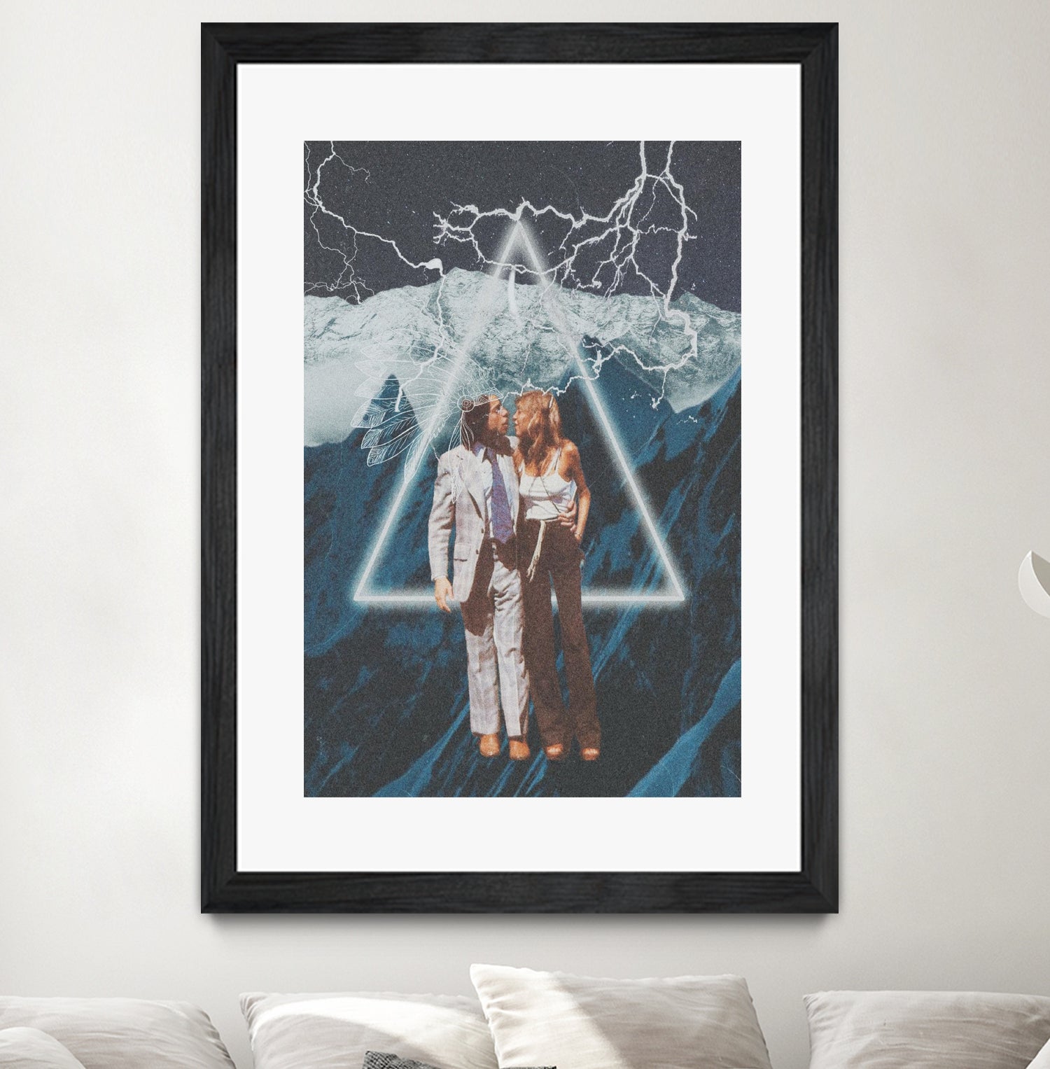 Couple by Lori Andrews on GIANT ART - white photo illustration