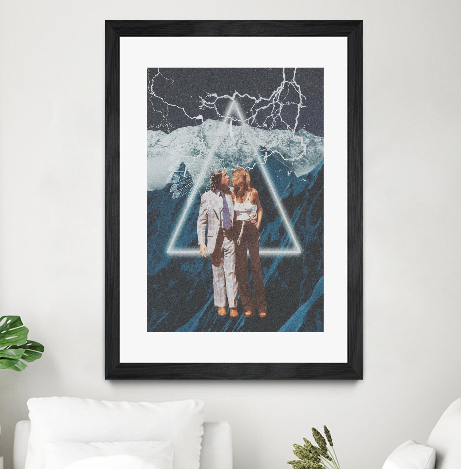 Couple by Lori Andrews on GIANT ART - white photo illustration