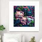 Chubby Kitties by Eric Ton on GIANT ART - white digital painting