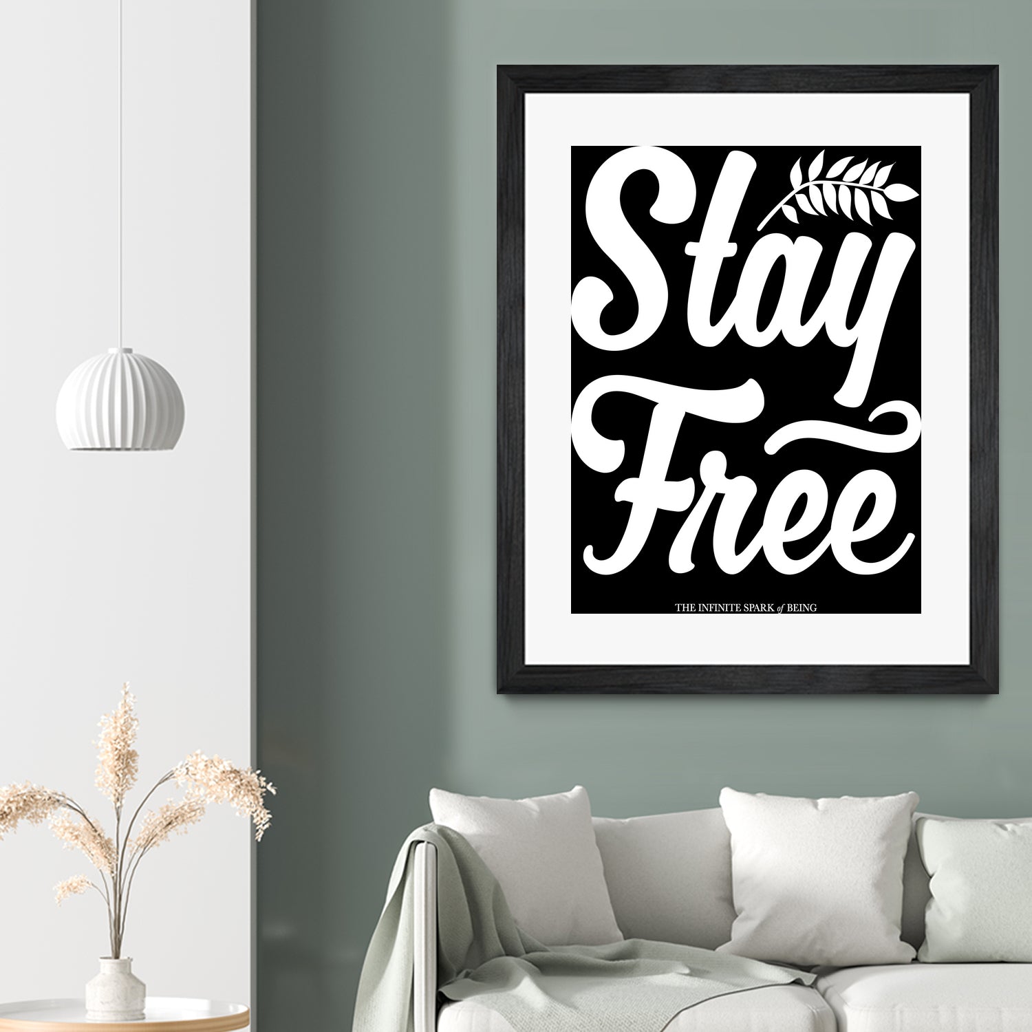 Stay Free (II) by The Infinite Spark of Being Keith Welsh on GIANT ART - black typography