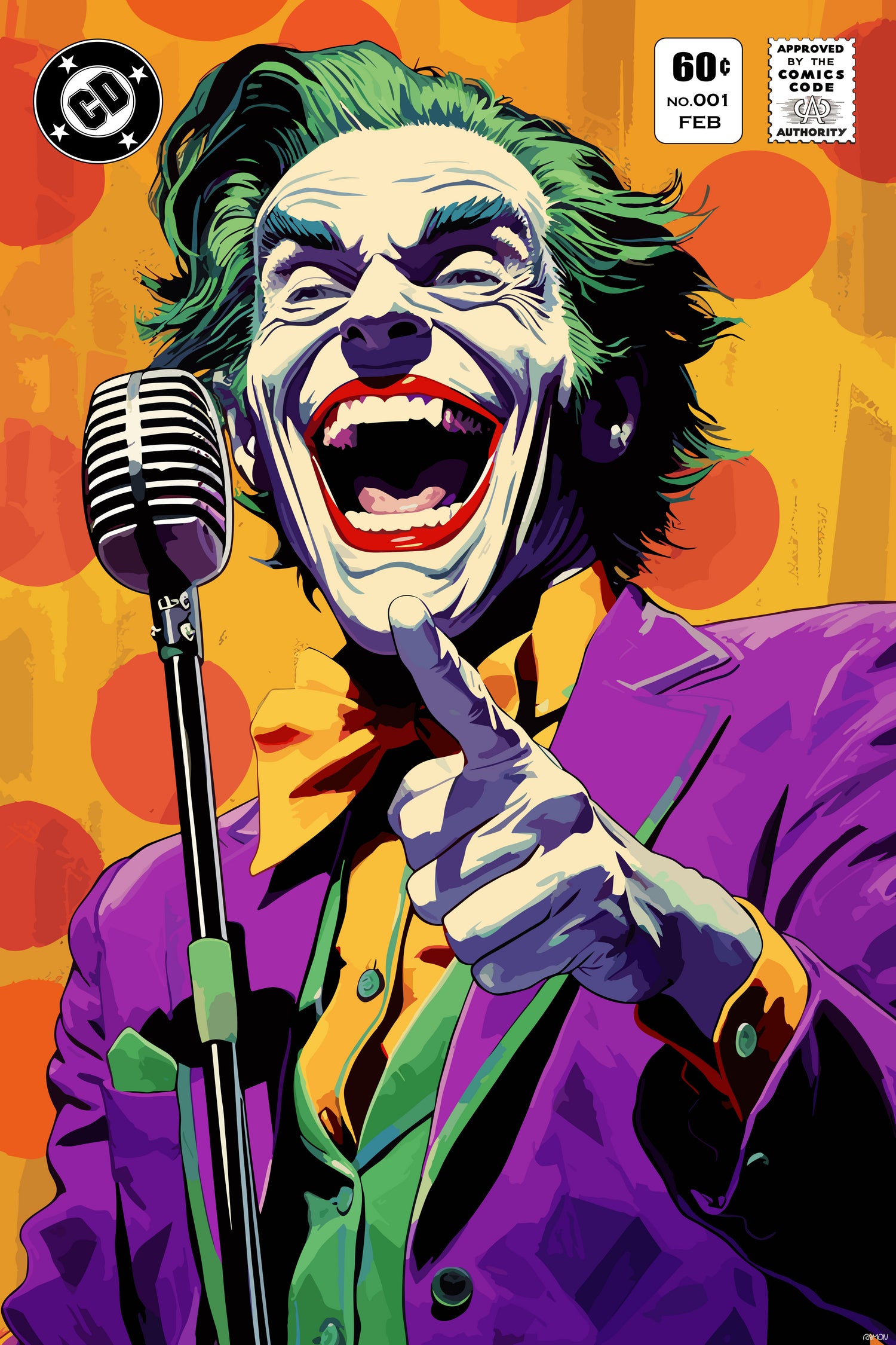 The Killing Joke by Ramon Souza on GIANT ART - yellow vector illustration