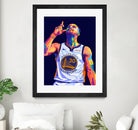 Stephen Curry Pop Art by Noval Purnama on GIANT ART - black digital drawing