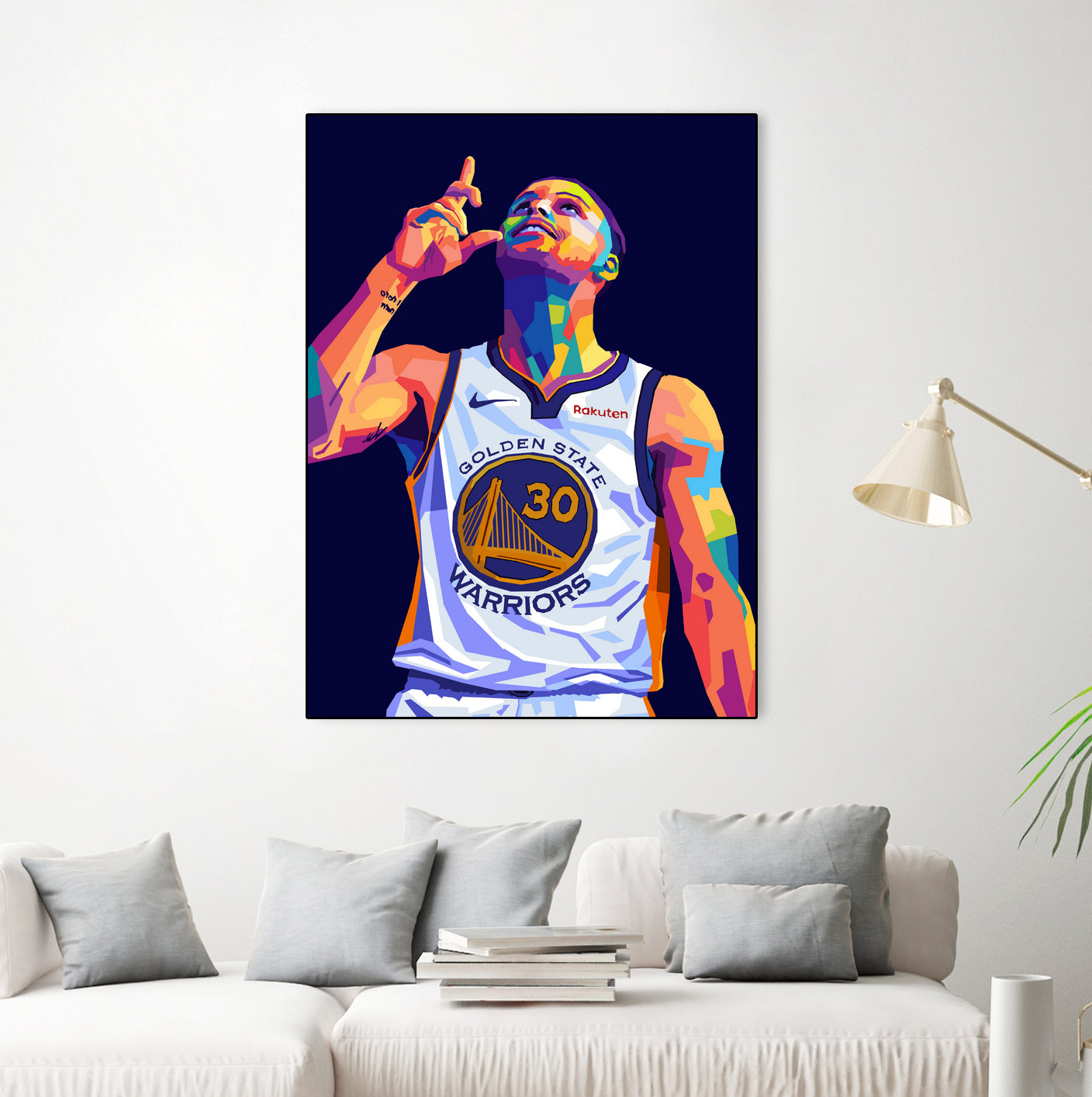 Stephen Curry Pop Art by Noval Purnama on GIANT ART - black digital drawing