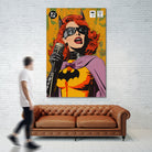 BatSong by Ramon Souza on GIANT ART - yellow vector illustration