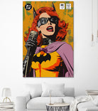 BatSong by Ramon Souza on GIANT ART - yellow vector illustration