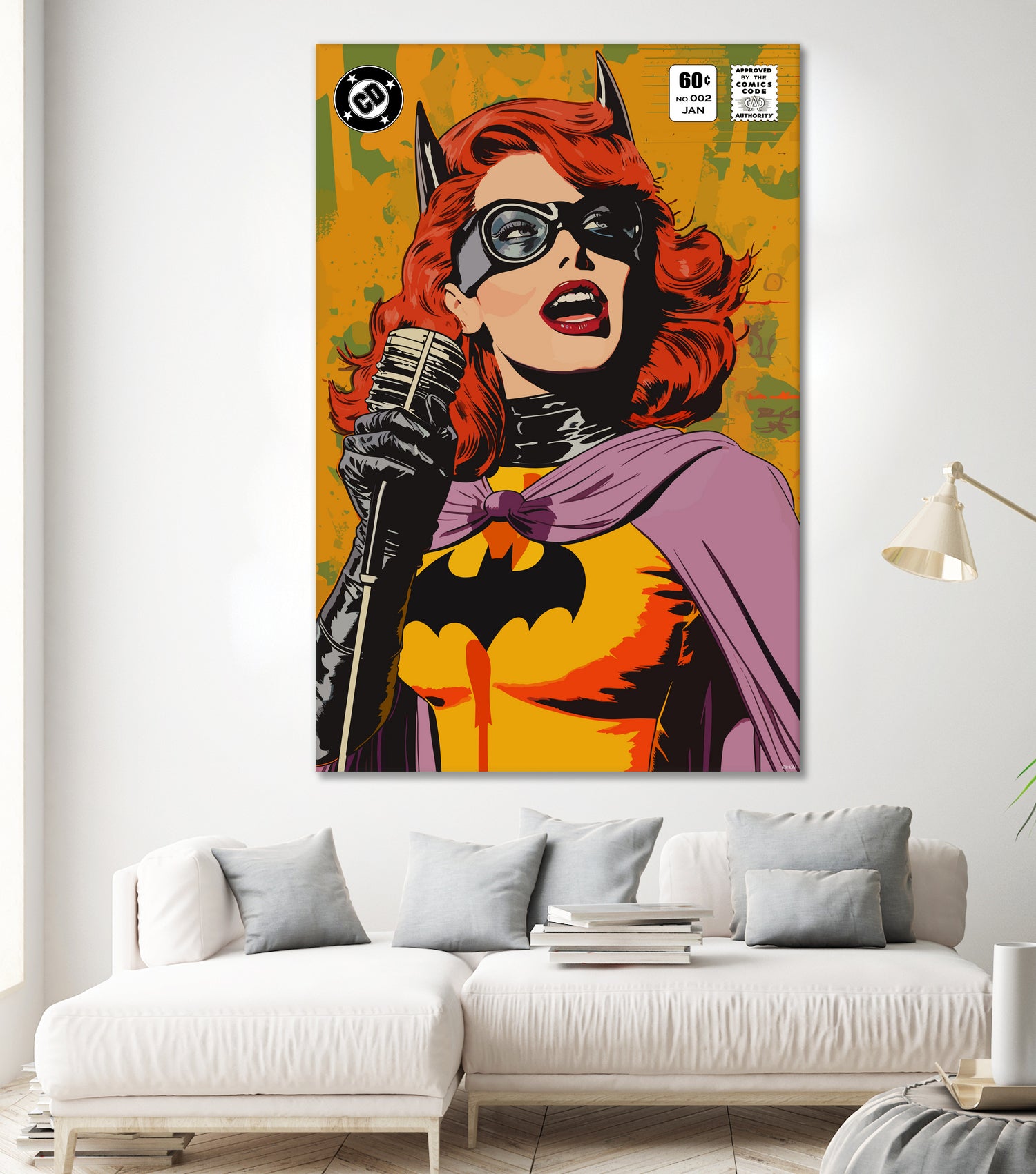 BatSong by Ramon Souza on GIANT ART - yellow vector illustration