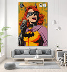 BatSong by Ramon Souza on GIANT ART - yellow vector illustration