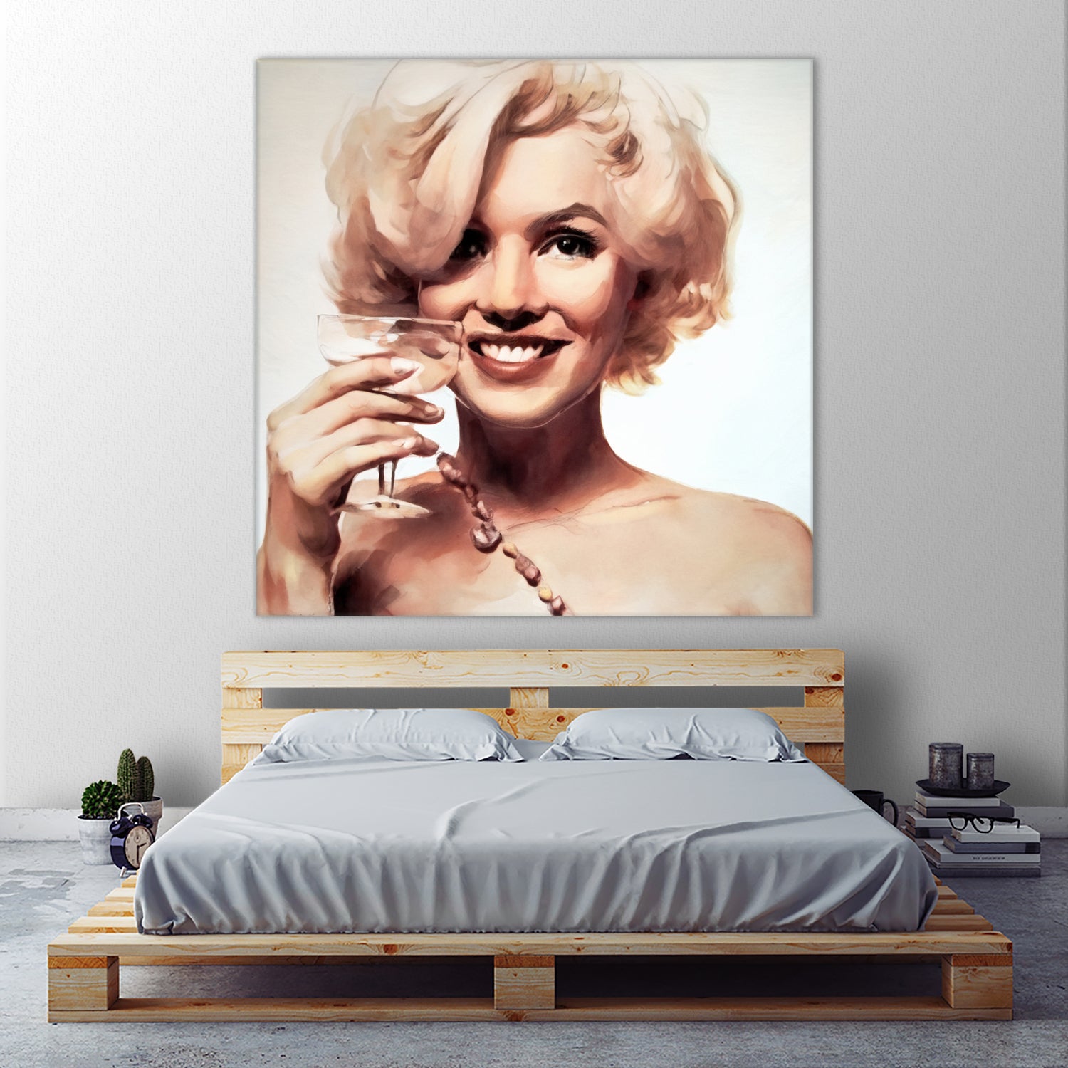 Marilyn Monroe by William Cuccio on GIANT ART - yellow digital painting