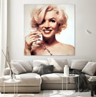 Marilyn Monroe by William Cuccio on GIANT ART - yellow digital painting