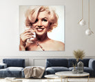 Marilyn Monroe by William Cuccio on GIANT ART - yellow digital painting